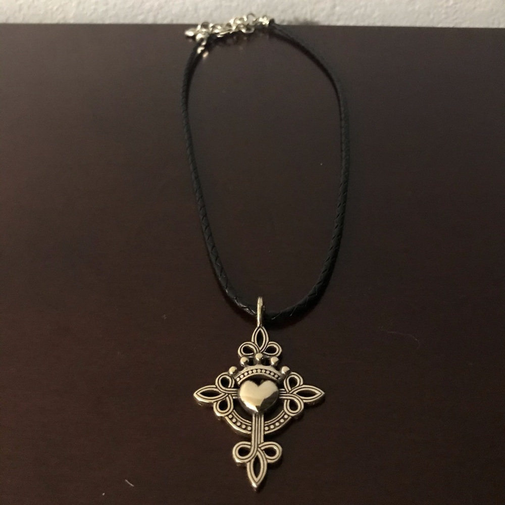 Brighton Cross Pendant w/ Leather Cord
